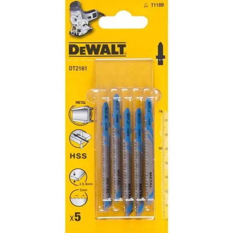 DT2161 Dewalt Sticksågsblad 5-pack Outlet